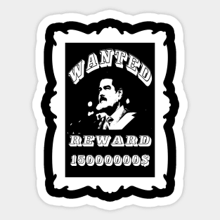 wanted maduro Sticker